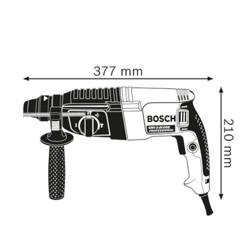 BOSCH GBH 2-26 DRE 2.7 Kg 800W Kırıcı Delici Matkap